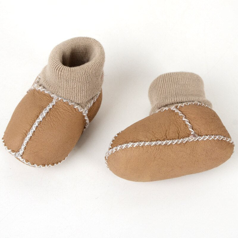 Slip On Winter Slippers | Tan or Pink