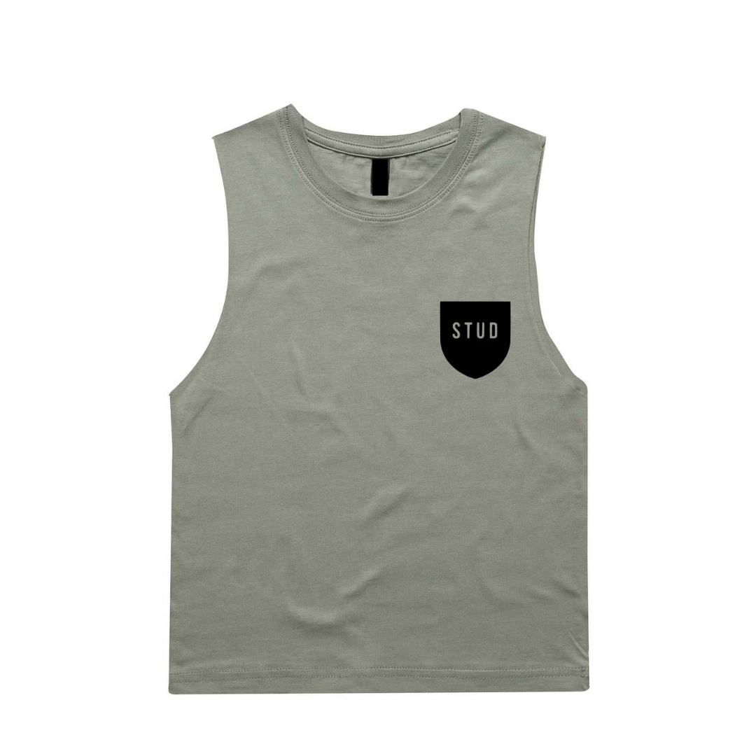 MLW By Design - STUD Pocket Tank | Various Colours (CLEARANCE)