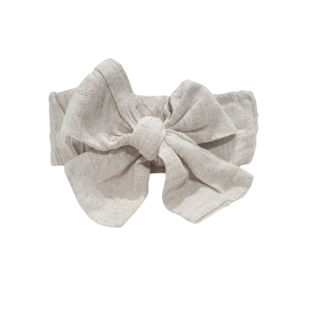 Earthside Essentials - Linen Headband | Sand (CLEARANCE)