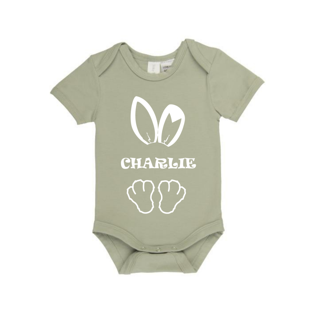 MLW By Design - Personalised Bunny Bodysuit | Various Colours