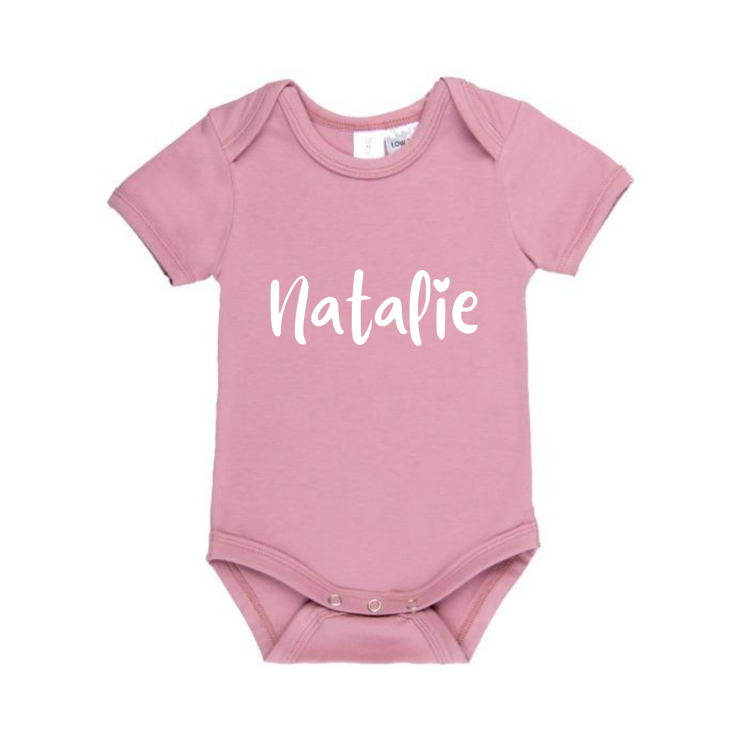 MLW By Design - Personalised Name Bodysuit | Various Colours