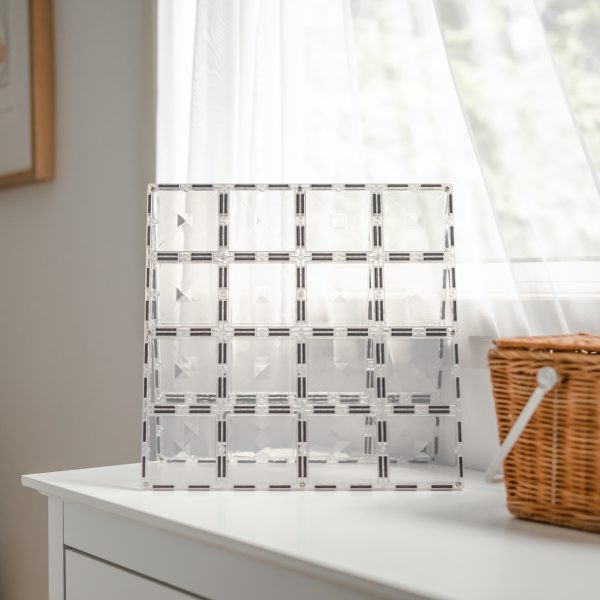 Connetix Tiles - 2 Piece Clear Base Plate Pack