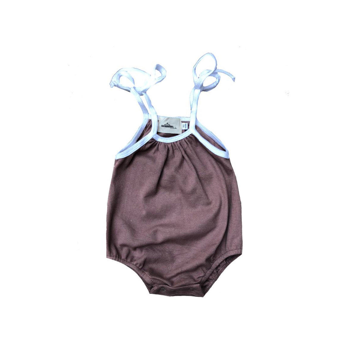 MLW By Design - Candy Ribbed Romper | Chocolate *CLEARANCE*