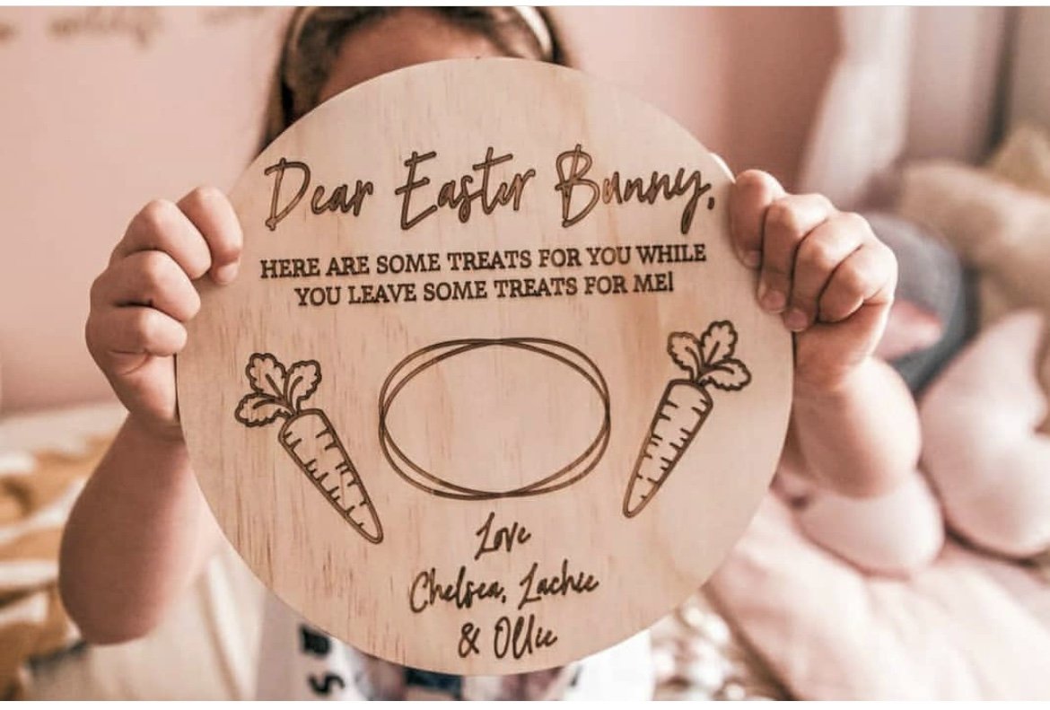 Timber Tinkers - Personalised Easter Tray