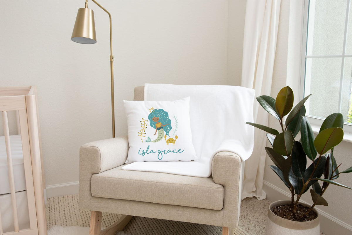 Timber Tinkers - Personalised Pillow Case | Mermaid