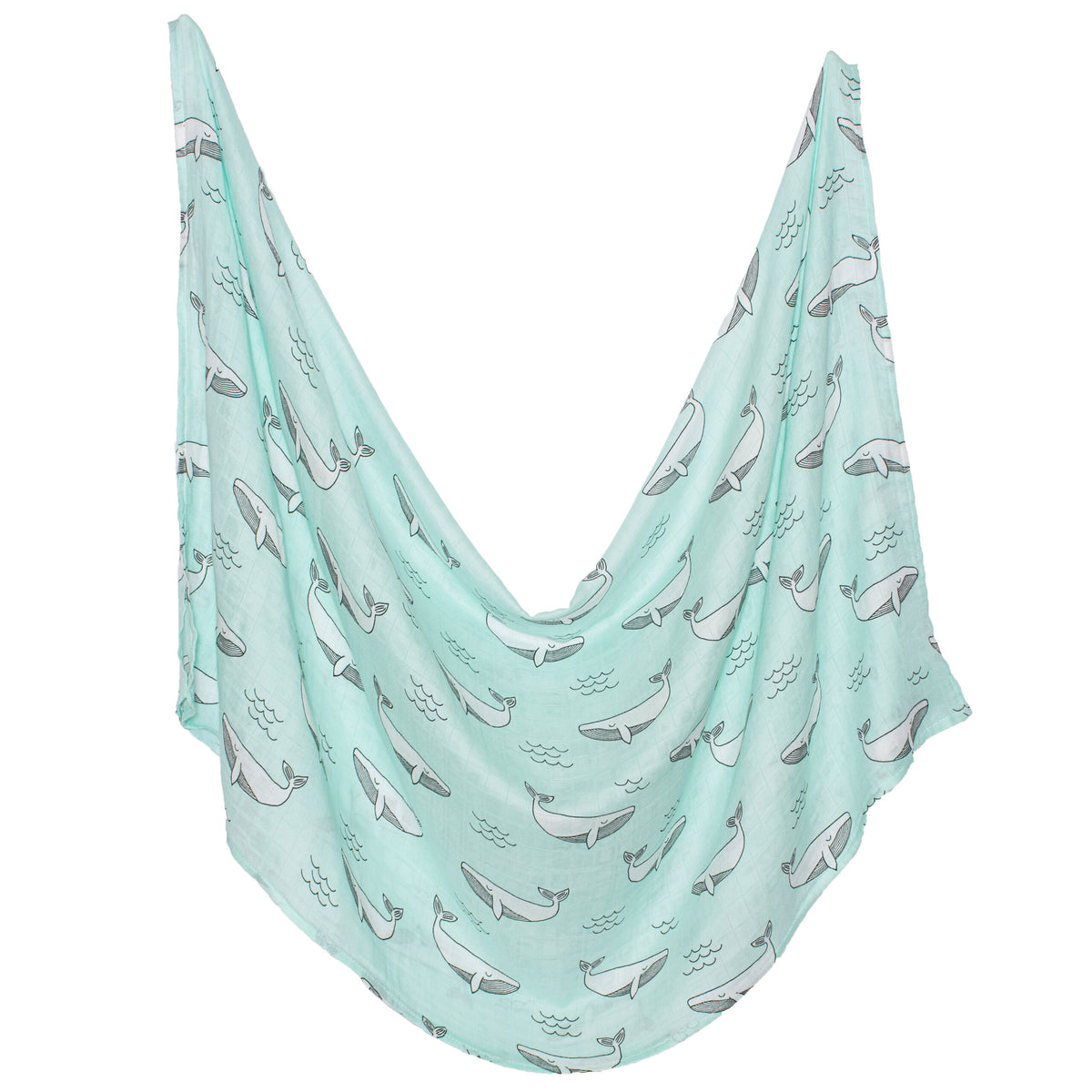 Tinker Tot Baby - Bamboo Cotton Swaddle – Whale