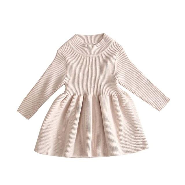 Poppy Winter Dress | Beige