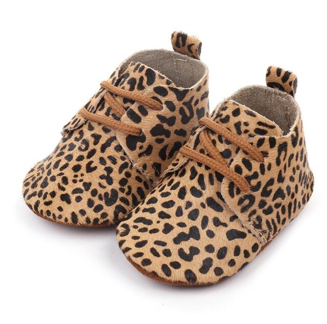 Animal Print Leather Baby Shoes My Little Wardrobe