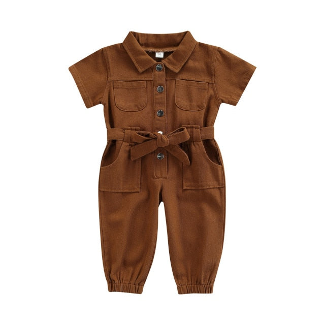 Safari Jumpsuit | Brown